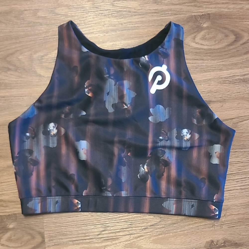 Peloton Dark Floral Sports Bra
